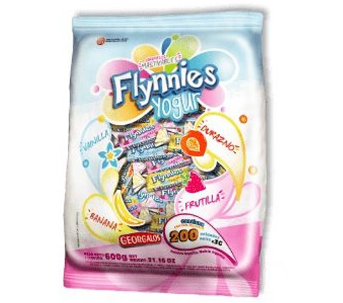 GOLO CARAMELO FLYNNIES YOGUR X600GR x 1